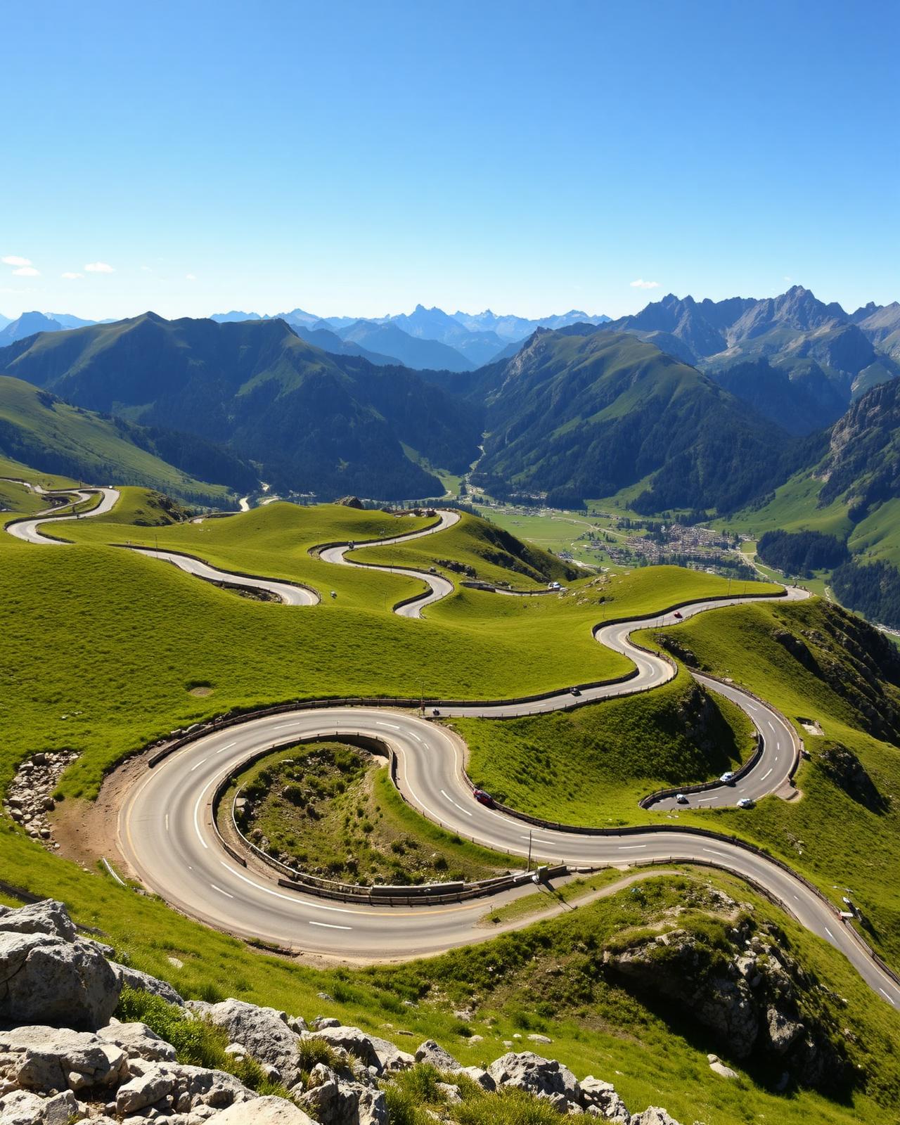 Alpe d'Huez om sommeren